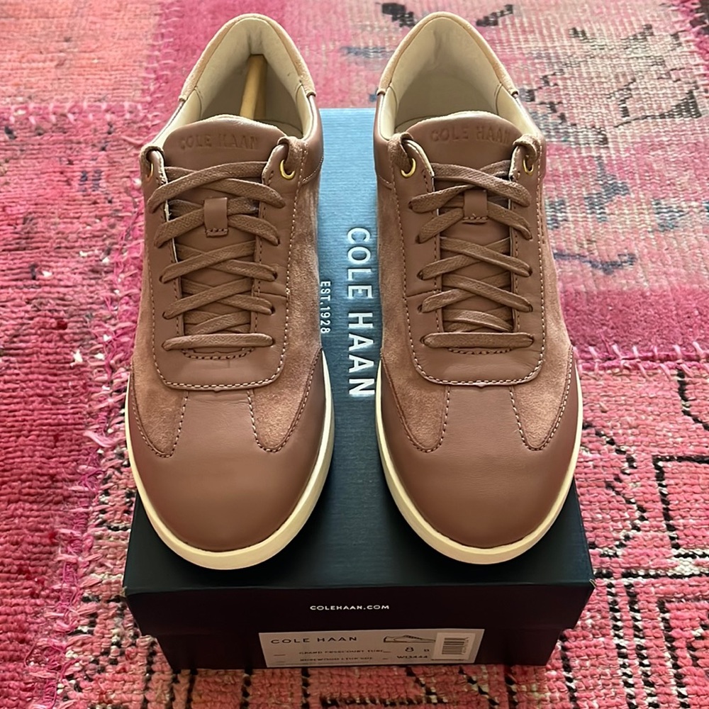 Cole Haan Grand Crosscourt Turf Women's Shoes Leather Burlwood, size 8